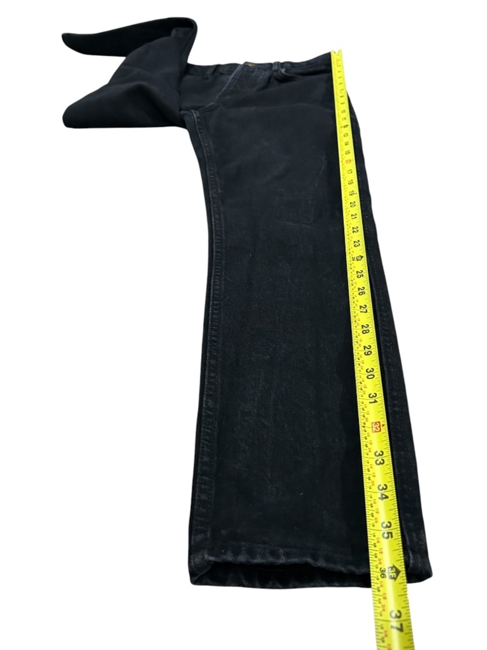 Sézane Denim Le Brut Sexy Jeans Black Size 26 Style S22IPAN004N Organic Cotton - Picture 10 of 16